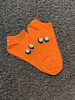 جوراب نیم ساق طرح چشم نارنجی