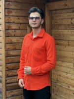 پیراهن آستین بلند کنفی DESIGN نارنجی